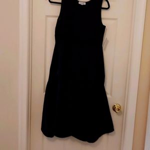 NWT Curved Hemline Linen Dress by Neiman Marcus